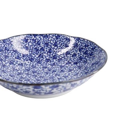 TDS, Pasta Teller, Hana Blue, Ø 21x5cm, Karakusa, Art.-Nr. 22260