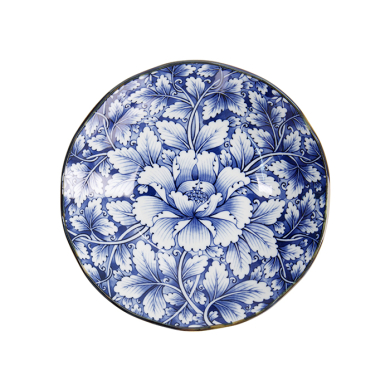 TDS, Pasta Teller, Hana Blue, Ø 21x5cm, Dami Botan, Art.-Nr. 22266
