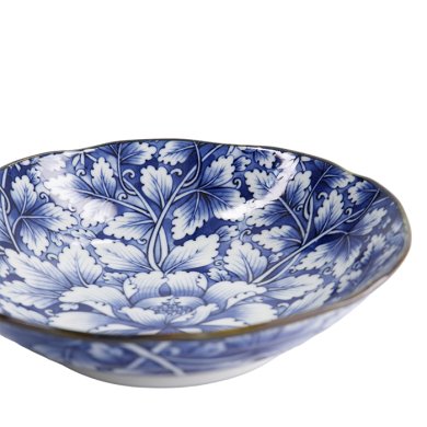 TDS, Pasta Teller, Hana Blue, Ø 21x5cm, Dami Botan, Art.-Nr. 22266