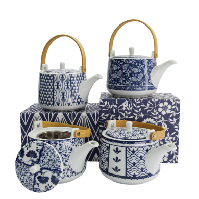 TDS, Teekanne, Blau, Geschenkset, 1 Ltr. - Art Nr. 22274