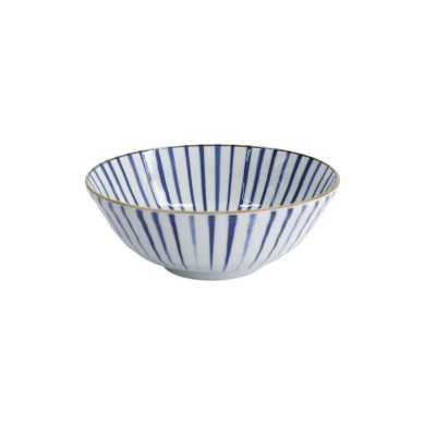 Ramenschale Natsu Tokusa Blau/Weiß, Porzellan, 1 L, Art.-Nr. 22328