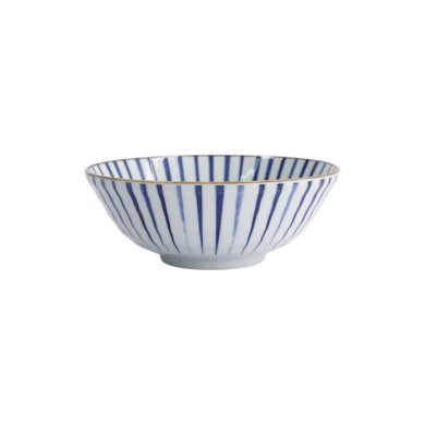 Ramenschale Natsu Tokusa Blau/Weiß, Porzellan, 1 L, Art.-Nr. 22328