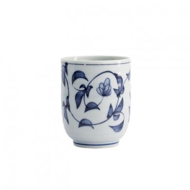 Tasse Blau/Weiß, Steingut, 160 ml, Art.-Nr. 22445