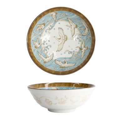 Kran Hell Blau Ramen Schale bei Tokyo Design Studio (Bild 1 von 6)