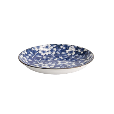 TDS, Runder Teller, Tokyo Blue Sakura, Ø 16,5x2,7 cm, Art.-Nr. 22631
