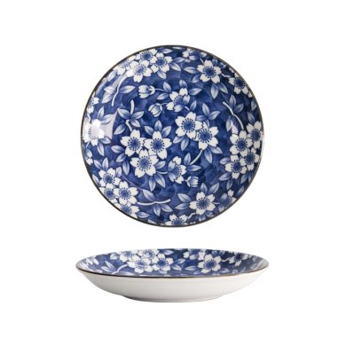 Tokyo Blue Sakura Runder Teller bei Tokyo Design Studio (Bild 1 von 5)