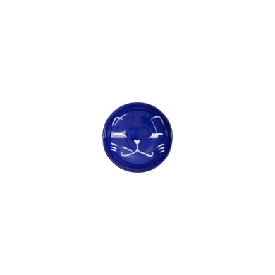 Sauce Bowl Kawaii Lucky Cat Blue, Porcelain, Ø 9 cm, Item No. 22663