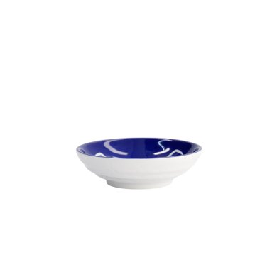 TDS, Sauce Bowl, Kawaii, Lucky Cat, Blue, Ø 9 x 2.5 cm - Item No. 22663