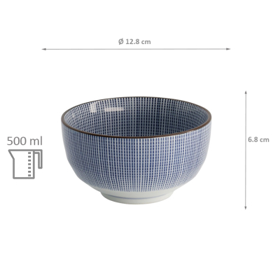 TDS, Rice Bowl, Sendan Tokusa, Ø 12.8 cm, Item No. 2571