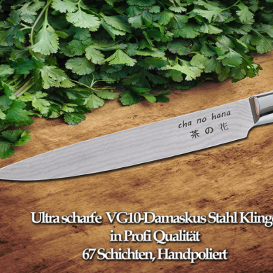 Sashimi Messer mit 3 Acrylringen (Filetiermesser) bei Tokyo Design Studio (Bild 5 von 7)