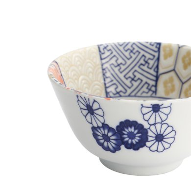 TDS, Rice Bowl, Mino Shozui, Navy, Ø 12 x 6.4 cm 300 ml, Item No. 33024