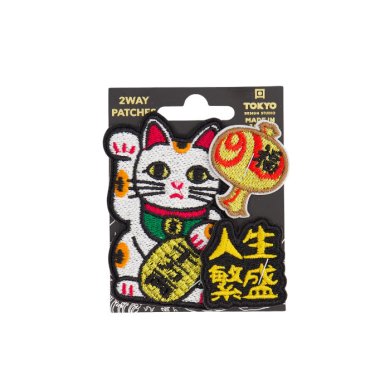 2-Way Patch Lucky Cat Multi-colour, Felt