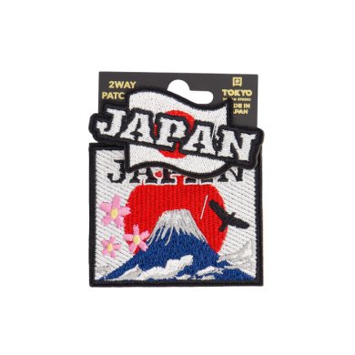 2-Way Patch Japan Flag Multi-colour, Felt
