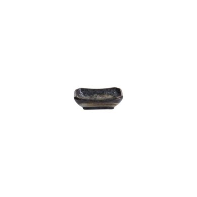 Sauce Bowl Arahake Black, Porcelain, 8.8 × 6.5 × 2.8 cm, Item No. 33187