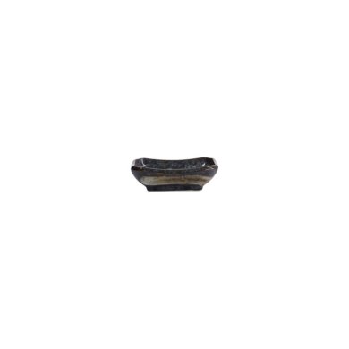 Sauce Bowl Arahake Black, Porcelain, 8.8 × 6.5 × 2.8 cm, Item No. 33187