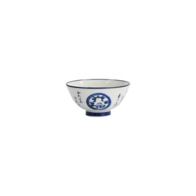 Bowl Kawaii Daruma Blue, White, Porcelain, 300 ml, Item No. 33209