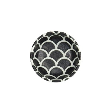 TDS, Bowl, Onyx Noir, Mermaid Design, Ø 9 x 3 cm, Item No. 33219