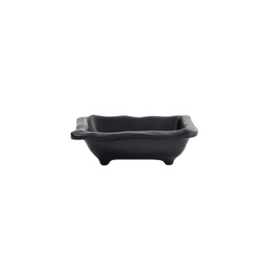 TDS, Saucen-Schale, Melamine Iwate Black, 9x8,5x2,5cm 80ml, Art.-Nr. 33285