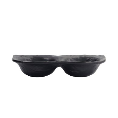TDS, Saucenschale, Melamine Iwate Black, 2Stk, 19,2x9,4x3,6cm 110ml, Art.-Nr. 33288