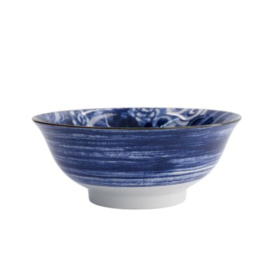 TDS, Bowl, Yakuza, Carp, Blue/White, Ø 21x8.7cm 1300ml, Item No. 33339