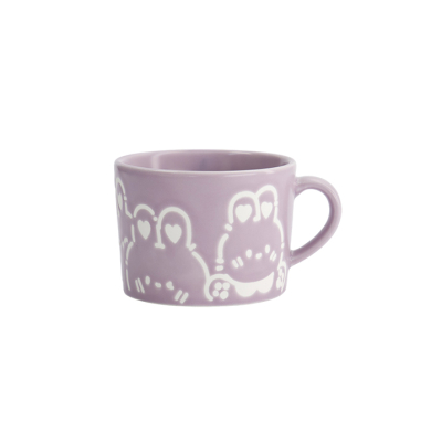 TDS, Tasse, Kawaii Rabbit, Lila, Ø 8 x 6 cm - Art Nr. 33393