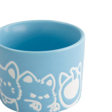 TDS, Mug, Kawaii Dog, Blue, Ø 8 x 6 cm - Item No. 33395