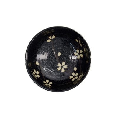 TDS, Bowl, Sakura, Black, Ø 12.5x7cm, 450ml, Item No. 33401