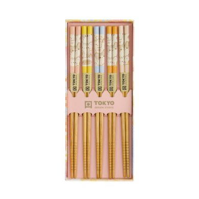 TDS, 5 Paar Essstäbchen Geschenkset, Kawaii Cats , Art.-Nr. 33452