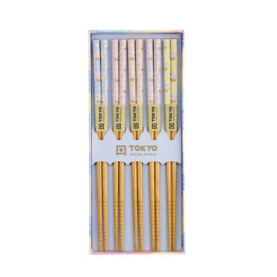TDS, Chopstick Gift Set, Lucky Cat, 5 pair, Item No. 33453