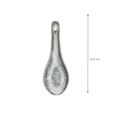 TDS, Spoon, Tajimi, Grey/White, 13.5cm - Item No. 33470