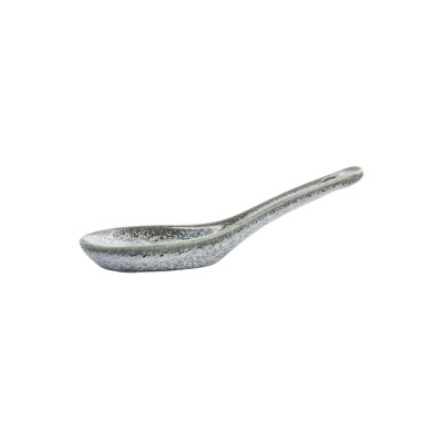 TDS, Spoon, Tajimi, Grey/White, 13.5cm - Item No. 33470