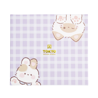 TDS, Sushi Set, Kawaii Rabbit Cat, Giftset, 4 pcs with Chopsticks, Item No. 33483