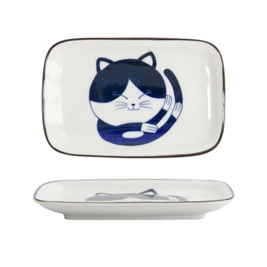 Blue Sakura Rectangular Plate at Tokyo Design Studio (picture 1 of 6)