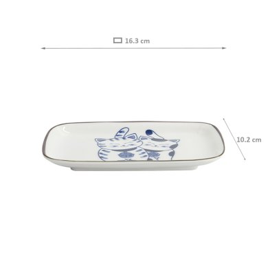 Blue Sakura Rectangular Plate at Tokyo Design Studio (picture 6 of 6)