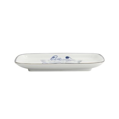 Blue Sakura Rectangular Plate at Tokyo Design Studio (picture 4 of 6)