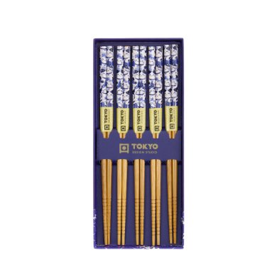 TDS, Chopstick Gift Set, Lucky Cat , 5 pair, Item No. 33522