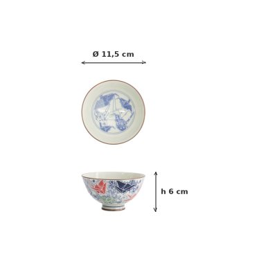 Reisschale Kawaii Origami Crane, Porzellan, 300 ml, Art.-Nr. 33590