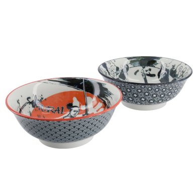 TDS, Ramen Schale Geschenkset, Asakusa, 6-tlg., Ø 20,5x8cm 1250ml , Art.-Nr. 33607