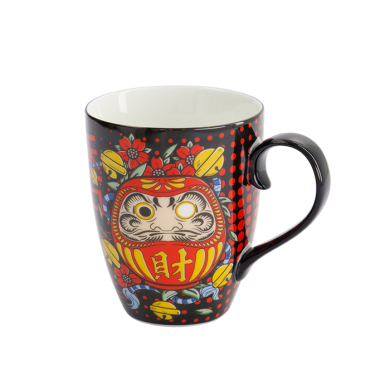 Black Cat Kawaii Lucky Cat Mug with Giftbox at Tokyo Design Studio (picture 3 of 7)