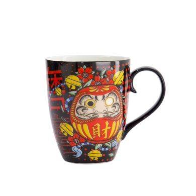 Black Cat Kawaii Lucky Cat Mug with Giftbox at Tokyo Design Studio (picture 6 of 7)