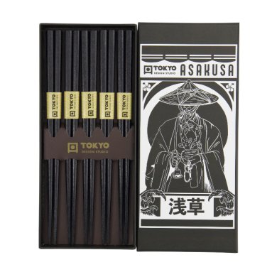 TDS, Essstäbchen Geschenkset 5 Paar, Asakusa, Art.-Nr. 33637