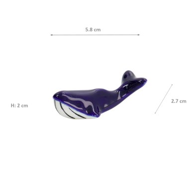 TDS, Kawaii Chopsticks Rest, Whale, 5.8x2.7x2cm, Item No. 33675