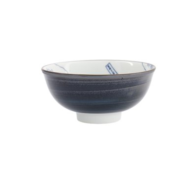 TDS, Rice Bowl, Hokusai, White/Blue, Ø 11.8 x 5.5 cm - Item No. 33730