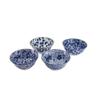TDS, Tayo Bowl Giftset, 4-piece set, Mixed Bowls, Ø 15x7cm 500ml, Item No. 33747