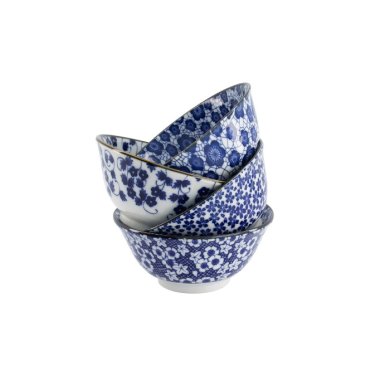 TDS, Tayo Bowl Giftset, 4-piece set, Mixed Bowls, Ø 15x7cm 500ml, Item No. 33747