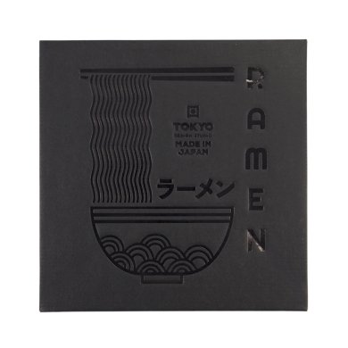 TDS, Ramen Bowl Giftset, Aisai Seigaiha, 6 Pcs, Blue, Ø 21,5x9cm 1300ml, Item No. 33902