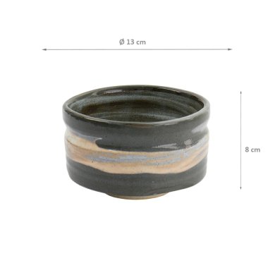 TDS, Matcha Schale, Unmon, Ø 13x8cm, 500ml, Art.-Nr. 33908
