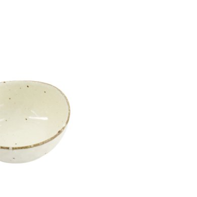 TDS, Dreieckige Saucenschale, Shirogesho, Ø 9x4,2cm, 130ml- Art Nr. 33959