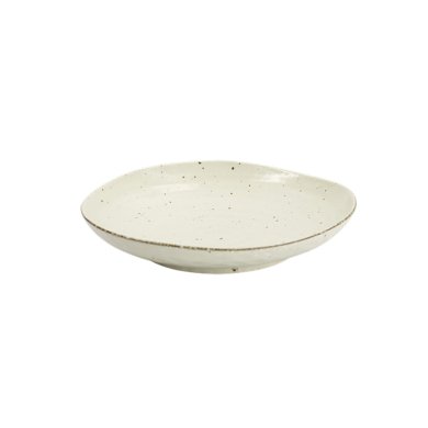 TDS, Plate, Shirogesho, Ø 22.7x4.4cm, Beige - Item No. 33960