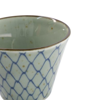 TDS, Mashiko Espresso Cup, Mesh, Ø 7.5x5.3 cm, Blue, Item No. 34016